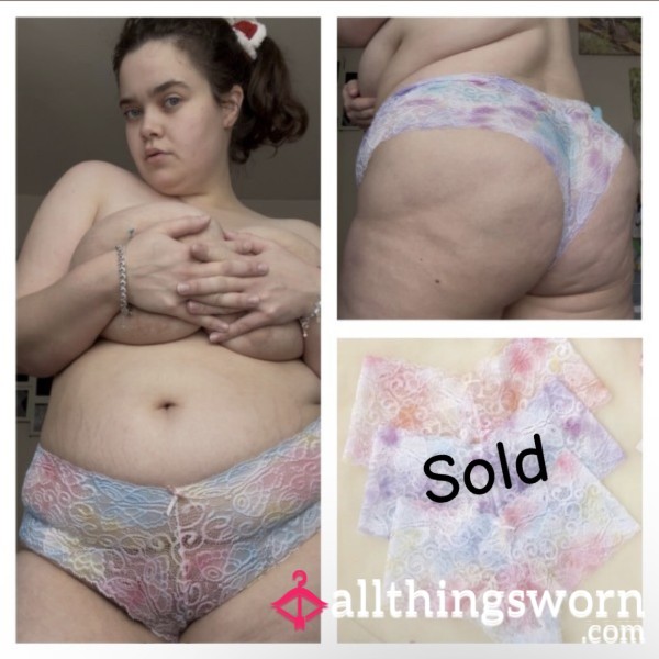 Tie Dye Lace Panties