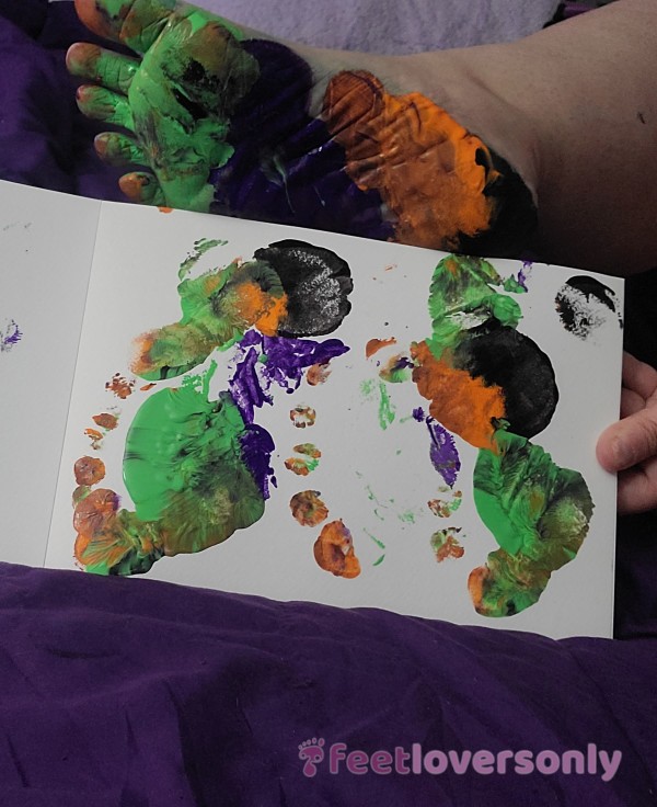 Halloween Foot Painting Vid