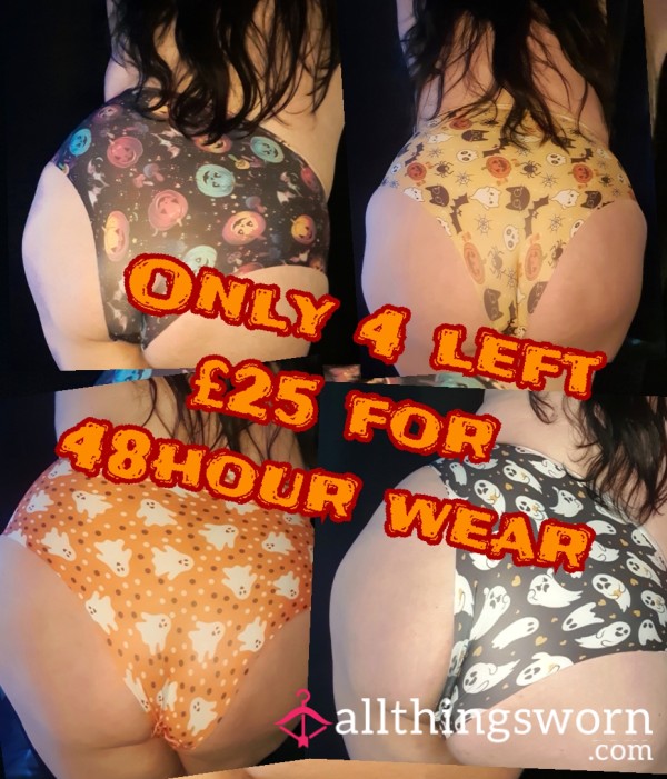 🎃£20 For 48hour Wear - Halloween Panty Special 👻