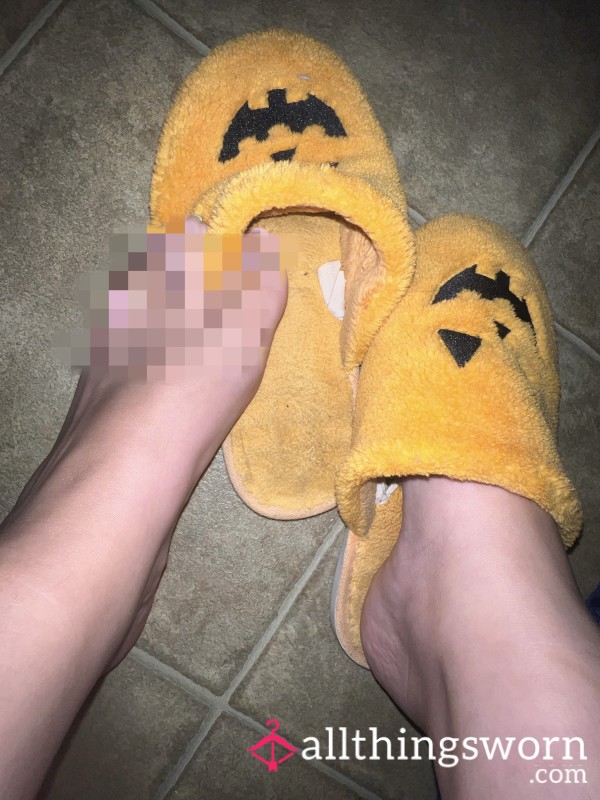 Halloween Pumpkin Slippers
