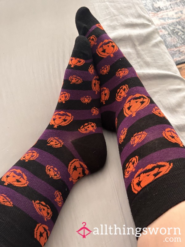 Halloween Socks! Pumpkins 🎃