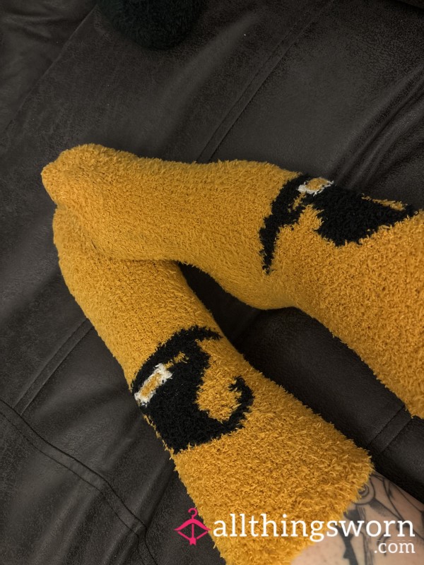 Halloween Themed Fluffy Socks, 24 Hour Wear Minimum 🎃