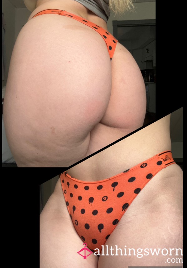 Halloween Thong In Orange VS