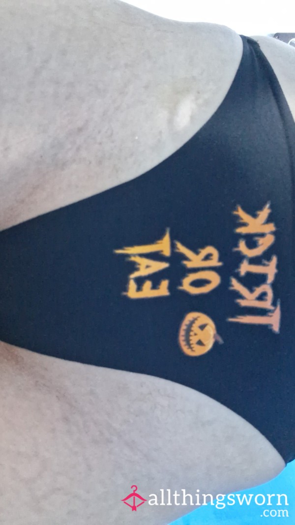 🎃Halloween Thong- Trick Or Eat 🎃