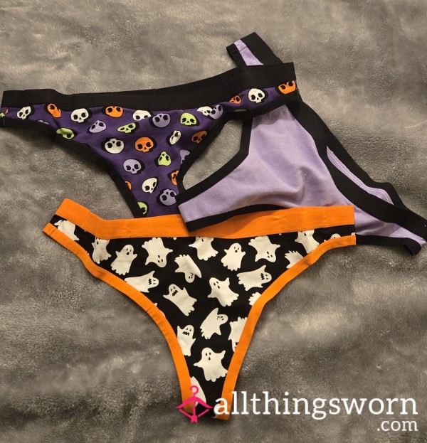 🎃Halloween Thongs🎃 3 To Choose 🖤