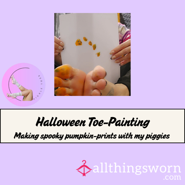 Halloween Toe-Painting Video