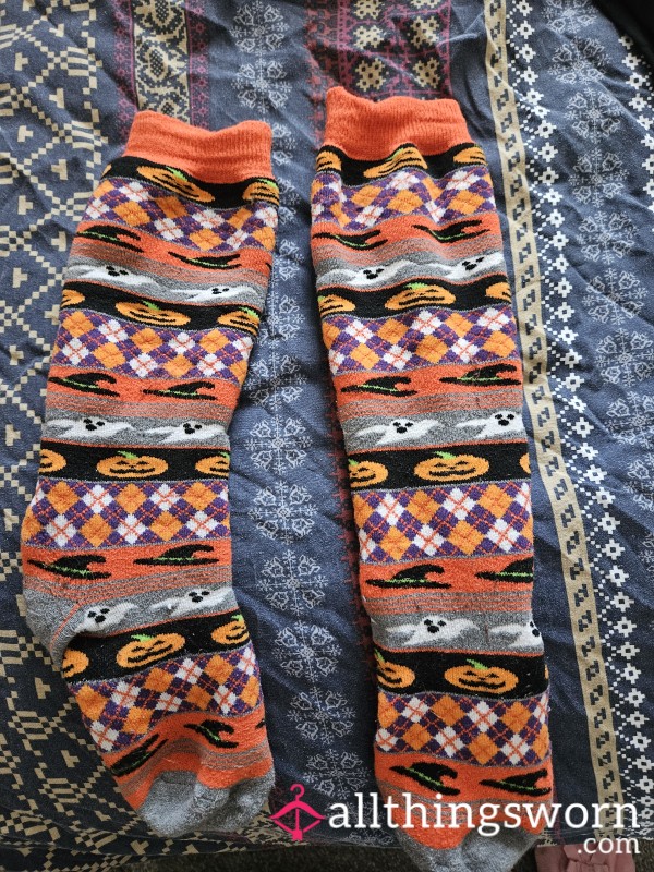 Halloween Worn Long Socks