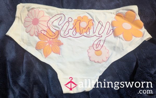Hand Sewn Design SISSY Panties Size 12