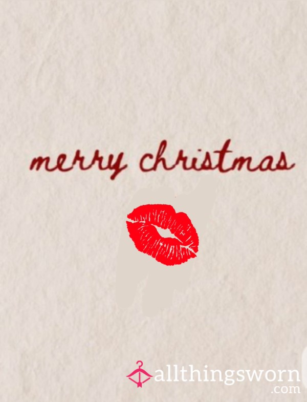 Hand Written Christmas Card 💋