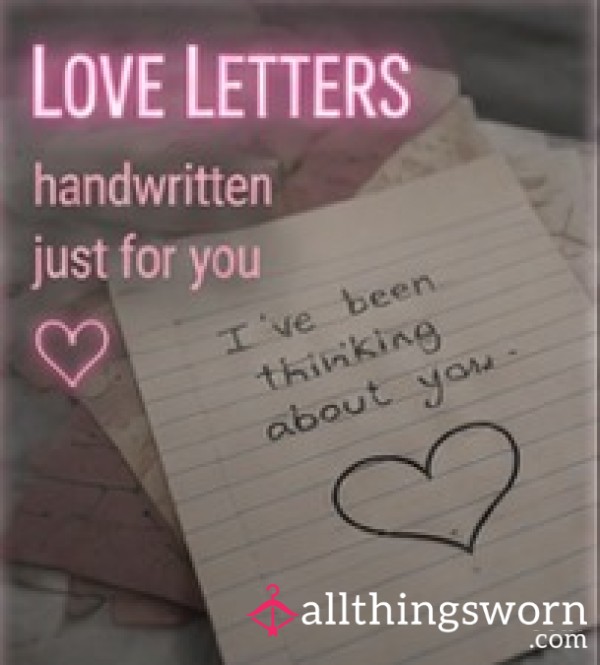 Hand Written Love Letter