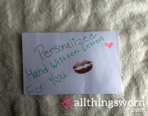 Hand Written Love Letter / Customized Letter