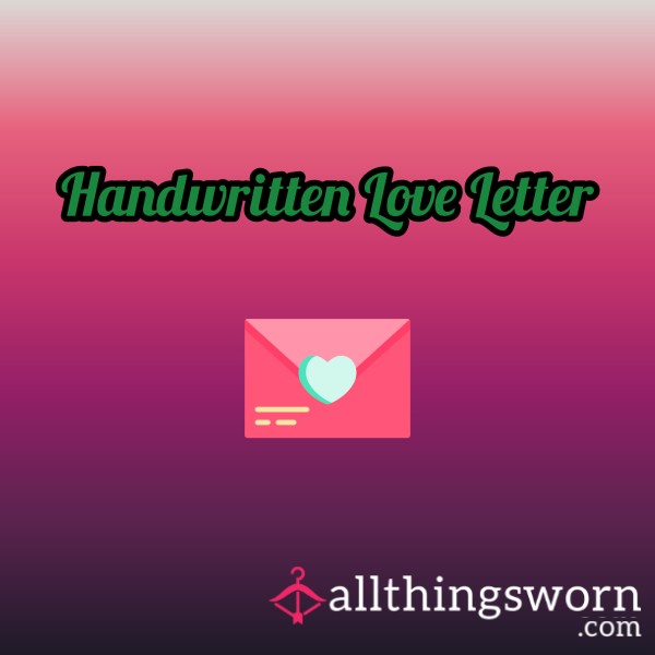 Hand-written Love Note