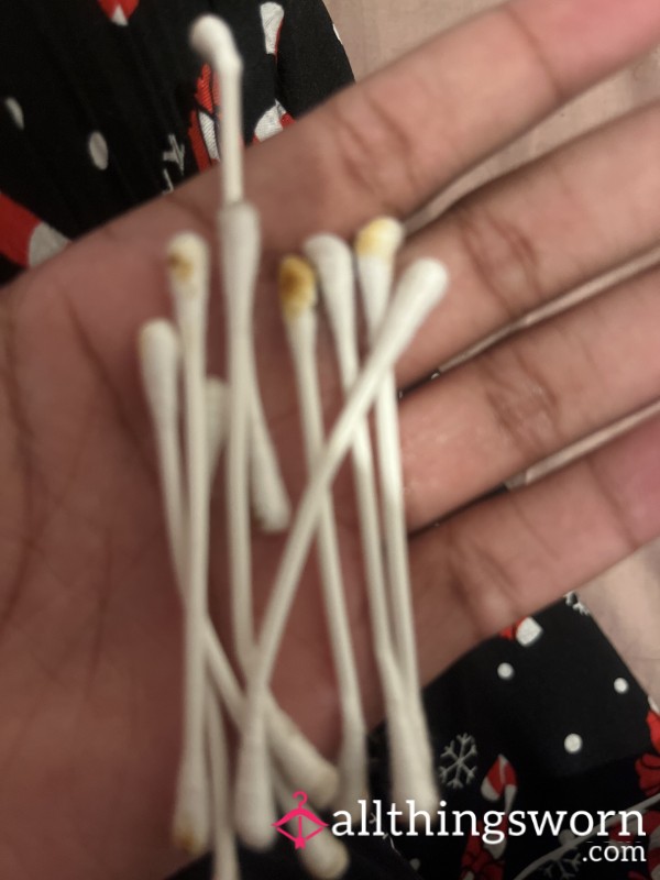 Handful Of USED Dirty Cotton Buds (used In Ears)