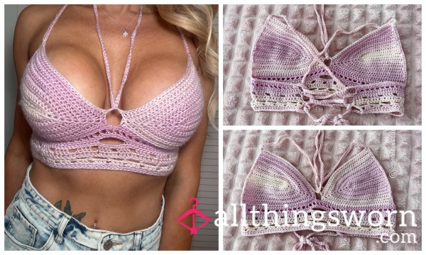 Handmade By MILF Jessica, Crochet Bralette Top