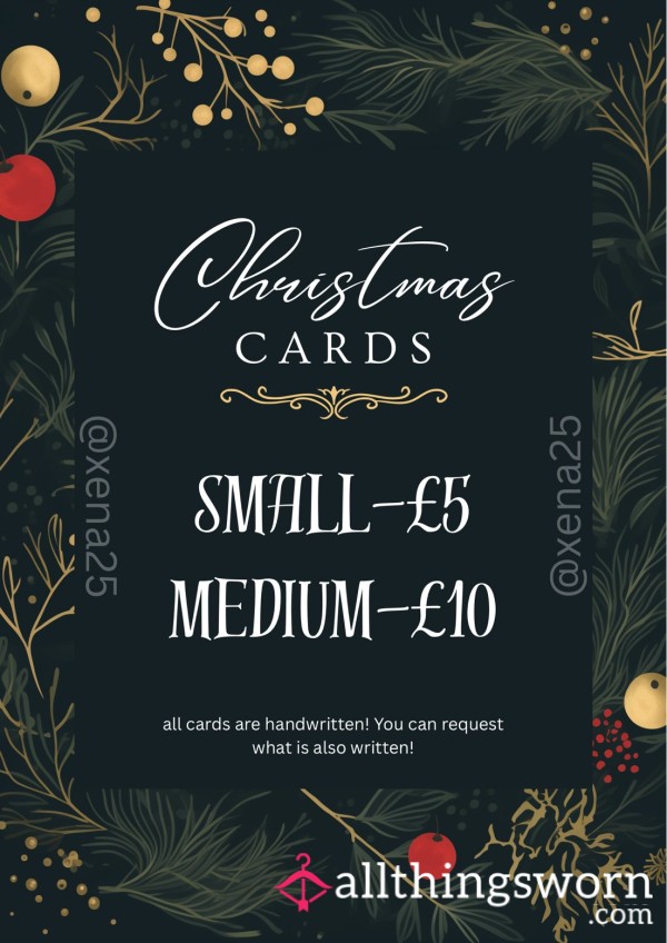🖋HANDWRITTEN CHRISTMAS CARDS🖋