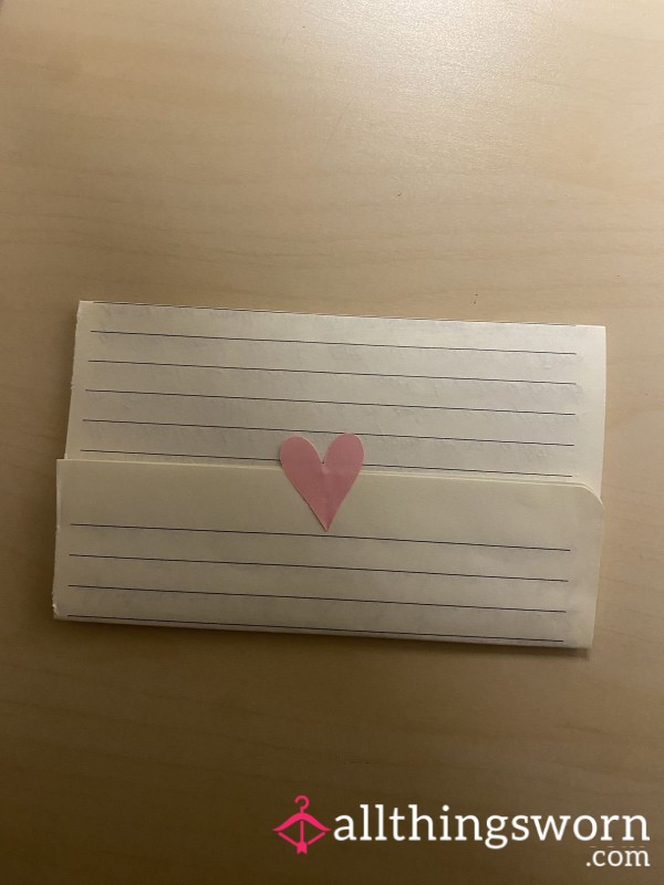 📝 Handwritten Humiliation Letter