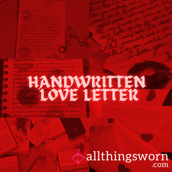 Handwritten Love Letter 💌💋