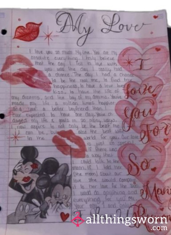 Handwritten Love Letter 💌
