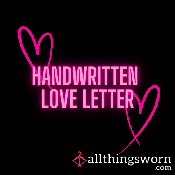 💋 Handwritten Love Letter – Perfumed & Kissed 💋