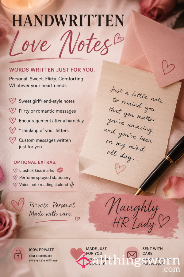 💌 Handwritten Love Notes