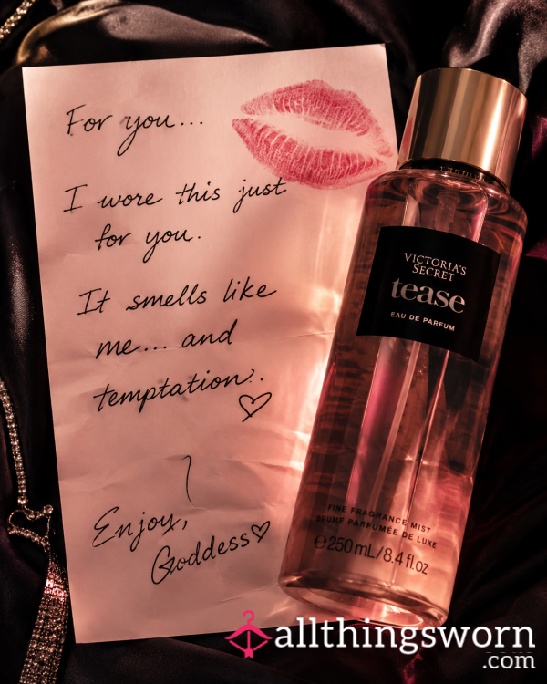 Handwritten Note Signed With A Kiss 💋