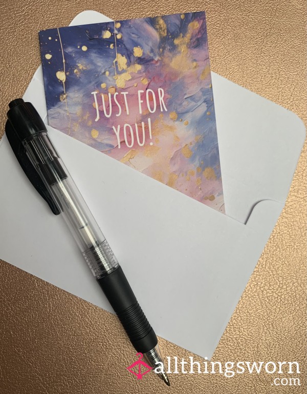 💌 Handwritten Personal Note – Made Just For You