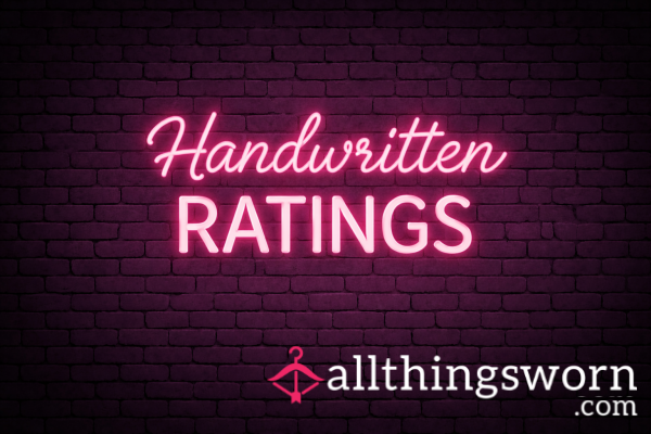 Handwritten Sent Via Mail Ratings