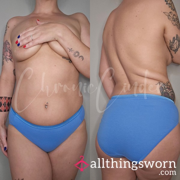 Hanes Blue Cotton Fullback
