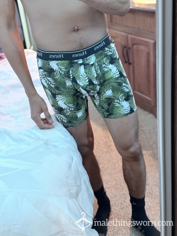 Hanes Boxer Briefs. M