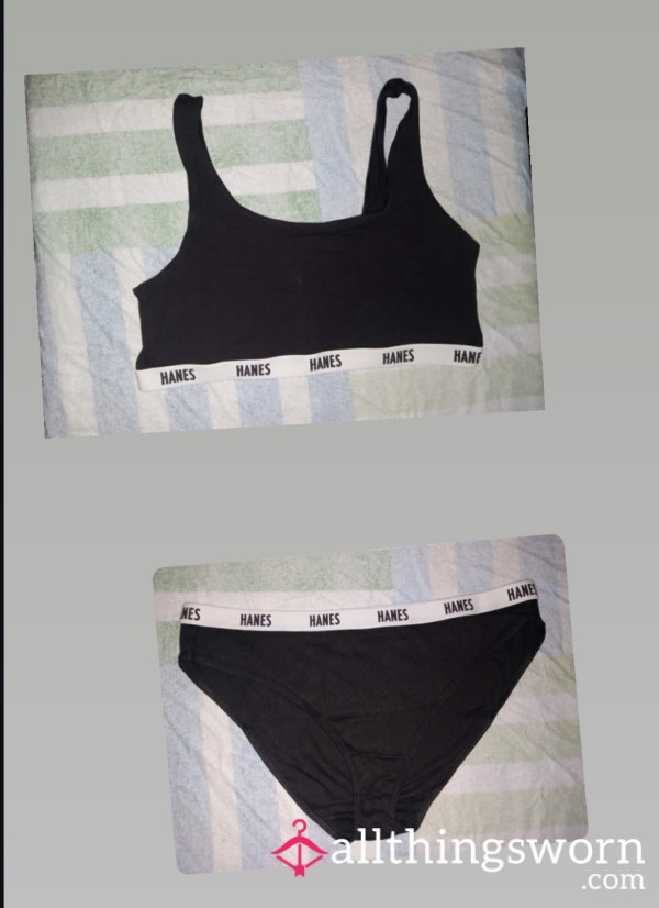 Hanes Bra And Pantie Set