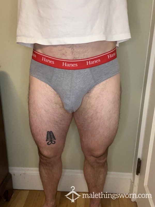 Hanes Briefs - Gray