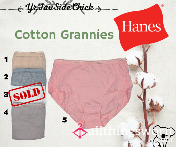 Hanes Cotton Grannies 🟥