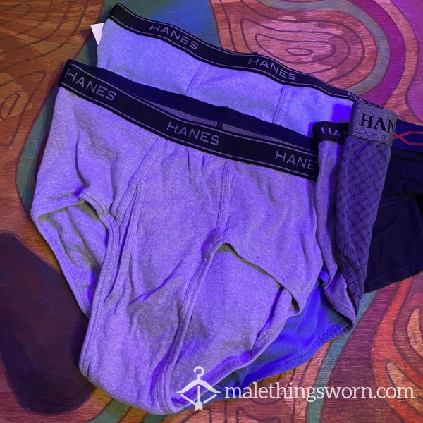 SALE: Hanes Fashion Briefs, Large, DM For Colors, Thrift Store