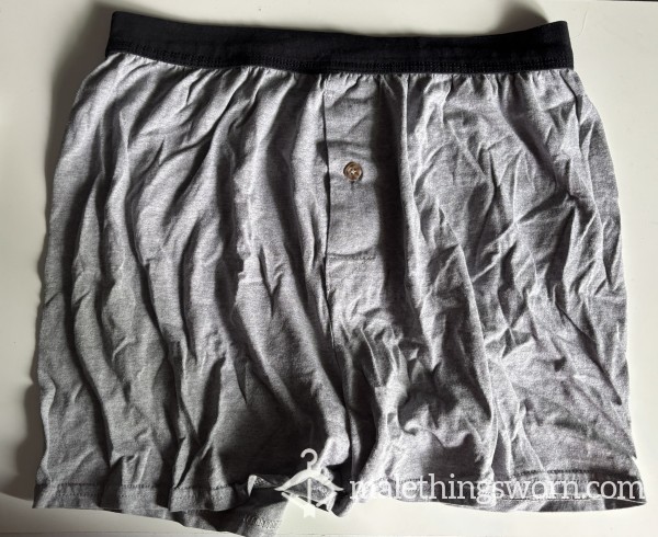 Hanes Grey Comfort Boxers Size L
