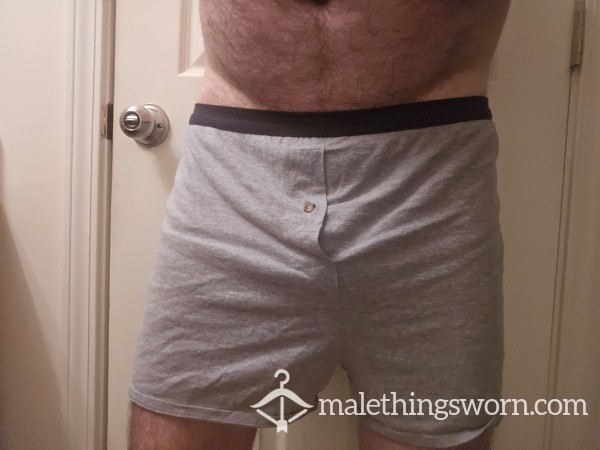 Hanes Large Gray Work Boxers