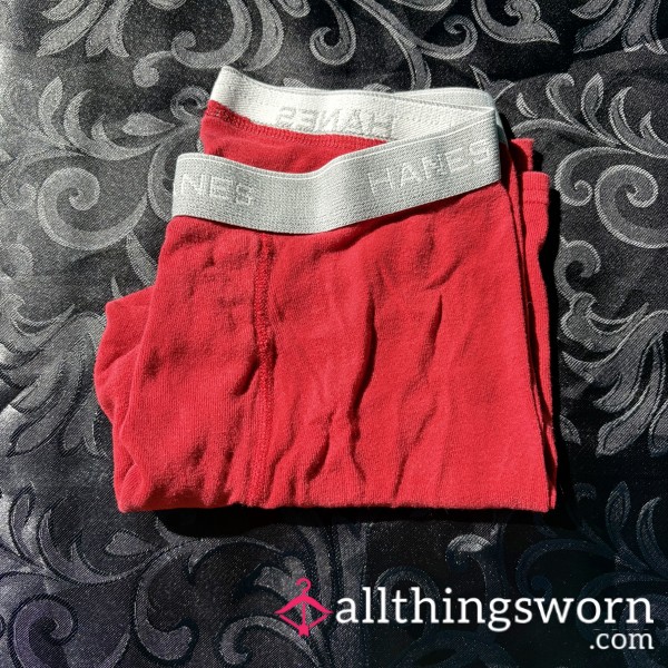 Hanes Red Boxer Briefs