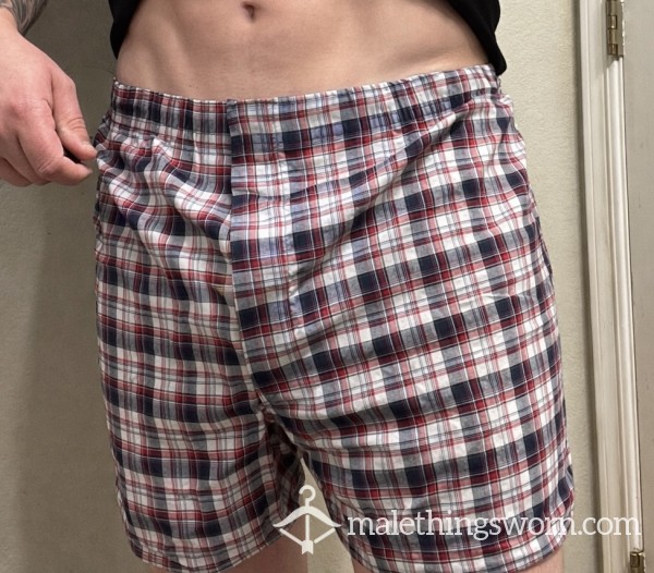 Hanes Red/white/black Boxers