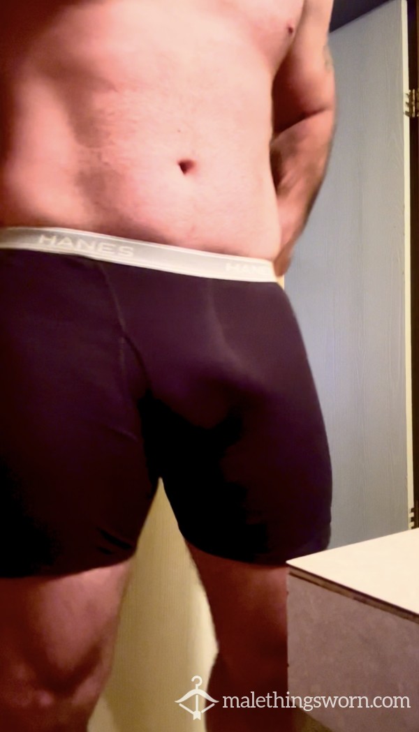 Hanes Underwear After Working All Day And Jacking Off Twice