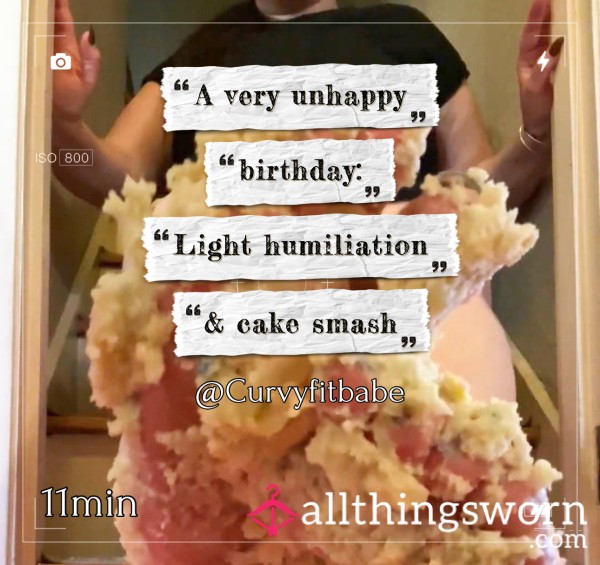Happy Birthday Cake Smash & Light Humiliation