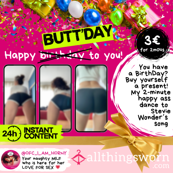 Happy Bu*t'day For Your Birthday! (happy A** Dance + Twerk)