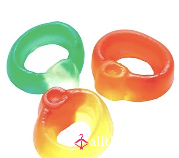 HARIBO TOE RINGS X10😈 WORN FOR AN ENTIRE DAY