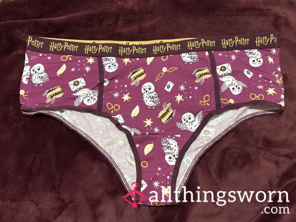 ~HARRY POTTER BURGUNDY COTTON CHEEKY PANTY~