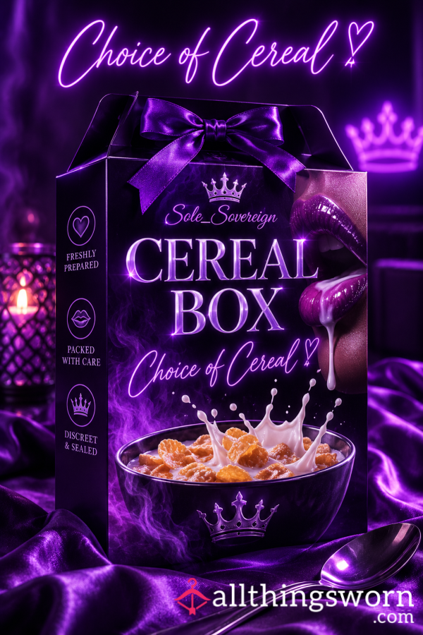 Have Your Favourite Cereal Prepared By Me With Proof