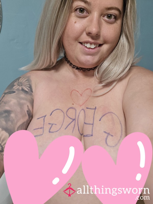 Have Your Name Written On My Body And A Pic Sent To You For Personal Keeping.