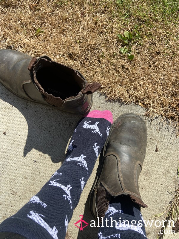 Hay To Play Boot Socks