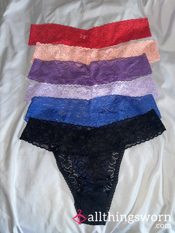 Soft Lace Thong - You Choose The Color