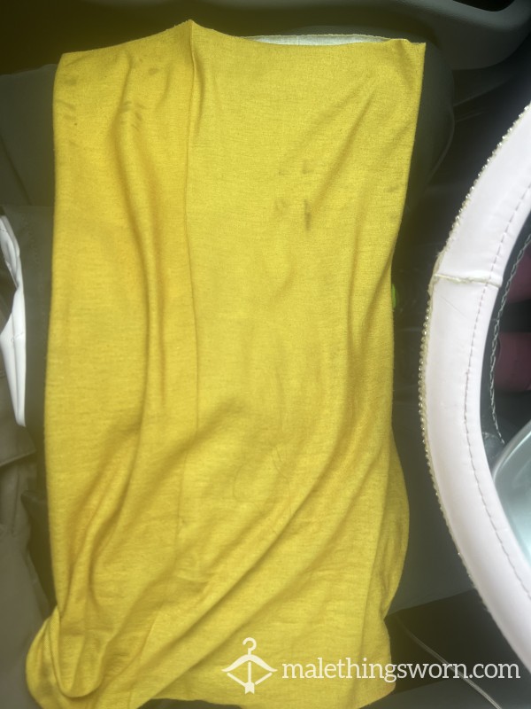 Headbands Of Hope Dark Yellow Tube Turban