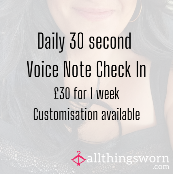 Hear My Voice Every Day...