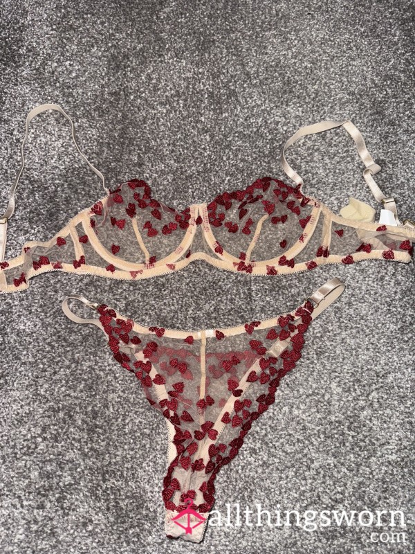Heart Lingerie Set