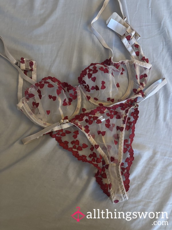 Heart See Through Lingerie